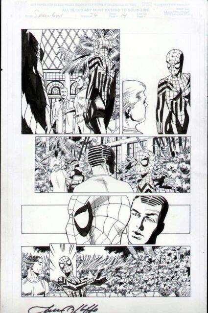 Spider-girl #34 Pat Olliffe Al Williamson Original Marvel Comic Art Page Osborn