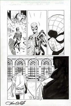 Spidergirl #35 Original Comic Art End Page 22 Pat Olliffe & Al Williamson Osborn