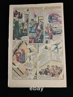 Spiderman Original Marvel Art Interior Page Spectacular Electro Jjj Lots Of Pics