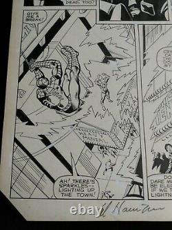 Spiderman Original Marvel Art Interior Page Spectacular Electro Jjj Lots Of Pics