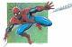 Spiderman Original Comic Art Page Pin-up Like Splash Cover Joe Rubenstein Romita