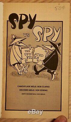 Spy vs Spy Original Artwork by Bob Clark Mad Magazine Paperback Pg 38-47