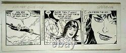 Stan Lee Amazing Spiderman Original Newspaper Comic Art Daily Strip Marvel Ab1