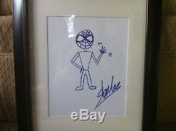 Stan Lee Rare Original Art Hand Drawn Spider-Man SIGNED SKETCH