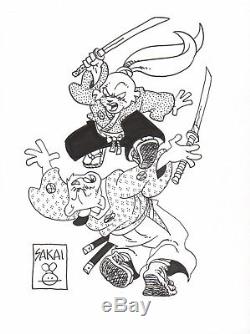 Stan Sakai 2017 Usagi Yojimbo Vs. Warrior Original Art-free Shipping