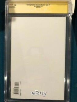 Stanley Artgerm Lau CGC 9.8 SIGNED ORIGINAL SKETCH HARLEY QUINN Joker Batman