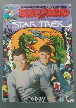 Star Trek Original art KIRK SULU SPOCK 1979 dinosaur planet BONES monster LARGE