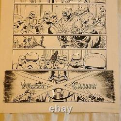 Star Wars Darth Vader Annual #1 Marvel Original Comic Art Pg 11 Roland Boschi