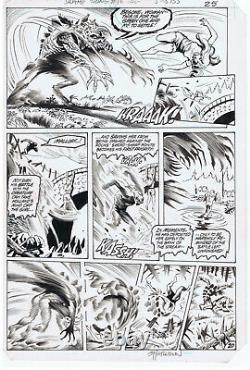 Steve Bissette John Totleben Saga of the Swamp Thing 16 Pg 25 Original Comic Art