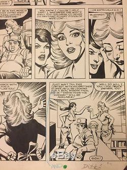 Steve Ditko Original Art Page From Us #1 Issue #12 Page #9 Hot Girls Arguing