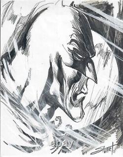 Stuart Sayger Original Art 8.5x11 Batman