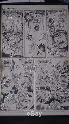 Sub-Mariner #34 (Feb'70) SAL BUSCEMA Original Art Pg 22 1st Defenders (Kinda)