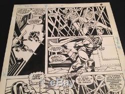 Super Powers #1 p. 7 Darkseid Carmine Infantino Original Art Page DC Comics