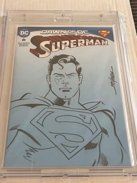 Super Rare Mike Mayhew Sketch Cover Superman Dawn Of Dc Real Art Dc Invest