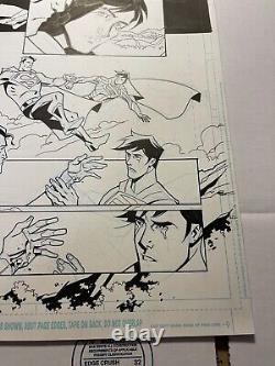 Superman (2021) #29 p. 17 Original Comic Art Hester Gapstur Jonathan Kent