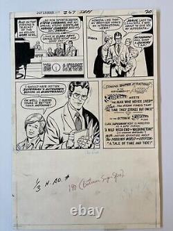 Superman 267 Page 16 Original Comic Art Interior Page Curt Swan (1973)