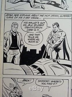Superman 373 page 7 Original art Curt Swan / Dave Hunt