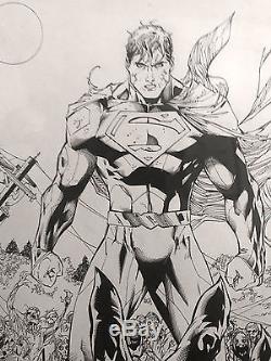 Superman Action Comics #21 Original Comic Art Cover Tony S. DanielMatt Banning