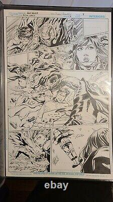 Superman Action Comics New 52 Issue 16 Page 9 by Brad Walker Original Comic Art