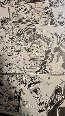 Superman Action Comics New 52 Issue 16 Page 9 by Brad Walker Original Comic Art