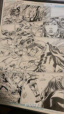 Superman Action Comics New 52 Issue 16 Page 9 by Brad Walker Original Comic Art