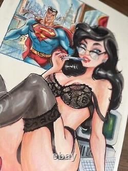 Superman And Lois Original Comic Art By Diego Carneiro
