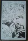 Superman Batman 75 Original Double 1/2 Splash Page Davis Hope Joker Lex Luthor