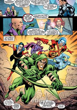 Superman Batman Trinity #29 Original Tom Derenick Art Splash Page Green Arrow