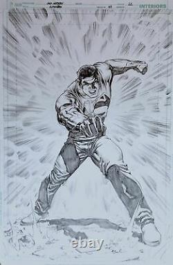 Superman Jackson Herbert Henry Cavill Original Art Full'splash' Page