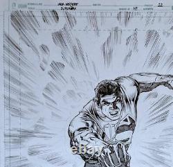 Superman Jackson Herbert Henry Cavill Original Art Full'splash' Page