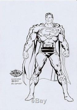 Superman Original art by John Byrne sketch comic art