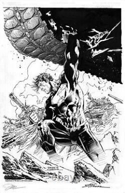 Superman Unchained Cover Issue 2 by Scott Hanna and Jim Lee