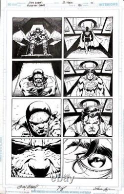 Superman Up in the Sky #11 Pg 9 Original Art Andy Kubert, Sandra Hope Tom King