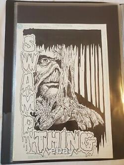 Swamp Thing Original Art Splash Page