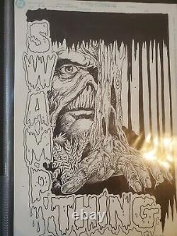 Swamp Thing Original Art Splash Page