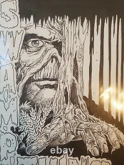 Swamp Thing Original Art Splash Page