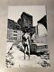 Terminator 2029 #3 Original Art Stunning Splash Classic Naked City Arrival