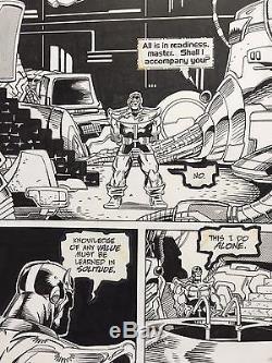 THANOS COSMIC POWERS#1 original comic art by RON LIM and PALMIOTTI Marvel