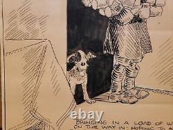 THE DAYS OF REAL SPORT Daily Comic Strip Original Art 2-27-1928 CLARE BRIGGS