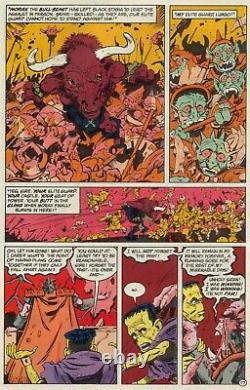 THE DEMON #1 p. 17 signed by Val Semeiks. / Lord Asteroth vs. MORAK