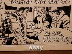 THE GIRLS IN APARTMENT 3-G Sunday Comic Strip Original Art 1-24-1982 ALEX KOTZKY