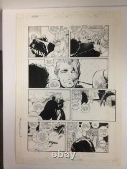 THE SHADOW Issue 18 p 45 Original Comic Book Art KYLE BAKER Avenger Justice Inc