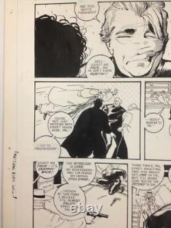 THE SHADOW Issue 18 p 45 Original Comic Book Art KYLE BAKER Avenger Justice Inc