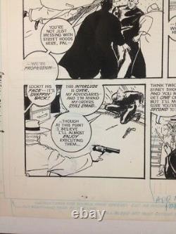 THE SHADOW Issue 18 p 45 Original Comic Book Art KYLE BAKER Avenger Justice Inc