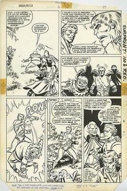 THE VISION AND THE SCARLET WITCH #6 PAGE 29 Original Art by HOWELL/SPRINGER 1986