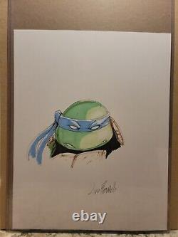 TMNT Leonardo 11x14 original art Livio Ramodelli With COA