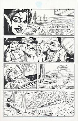 TMNT ORIGINAL COMIC ART by MICHAEL GAYDOS ARCHIE TMNT ADVENTURES SPECIAL #10