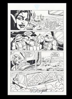 TMNT ORIGINAL COMIC ART by MICHAEL GAYDOS ARCHIE TMNT ADVENTURES SPECIAL #10