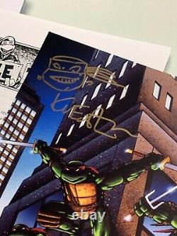 TMNT ORIGINAL CONCEPT ART SKETCH 1980s SIGNED NINJA TURTLES MIRAGE