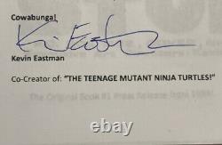 TMNT ORIGINAL CONCEPT ART SKETCH 1980s SIGNED NINJA TURTLES MIRAGE